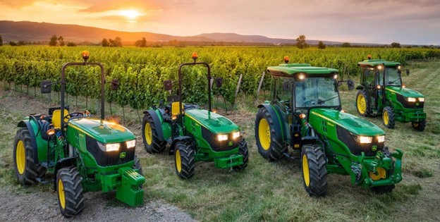 John Deere представил свою последнюю линейку специализированных тракторов серии 5G